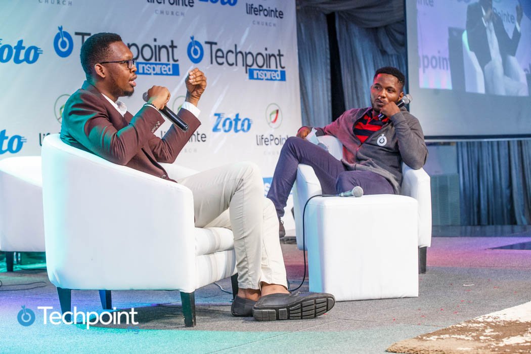 Ajebutter responding during the moderated session
